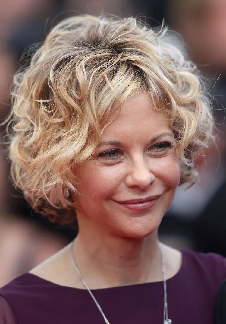 bixie haircut for women over 50 with curly hair