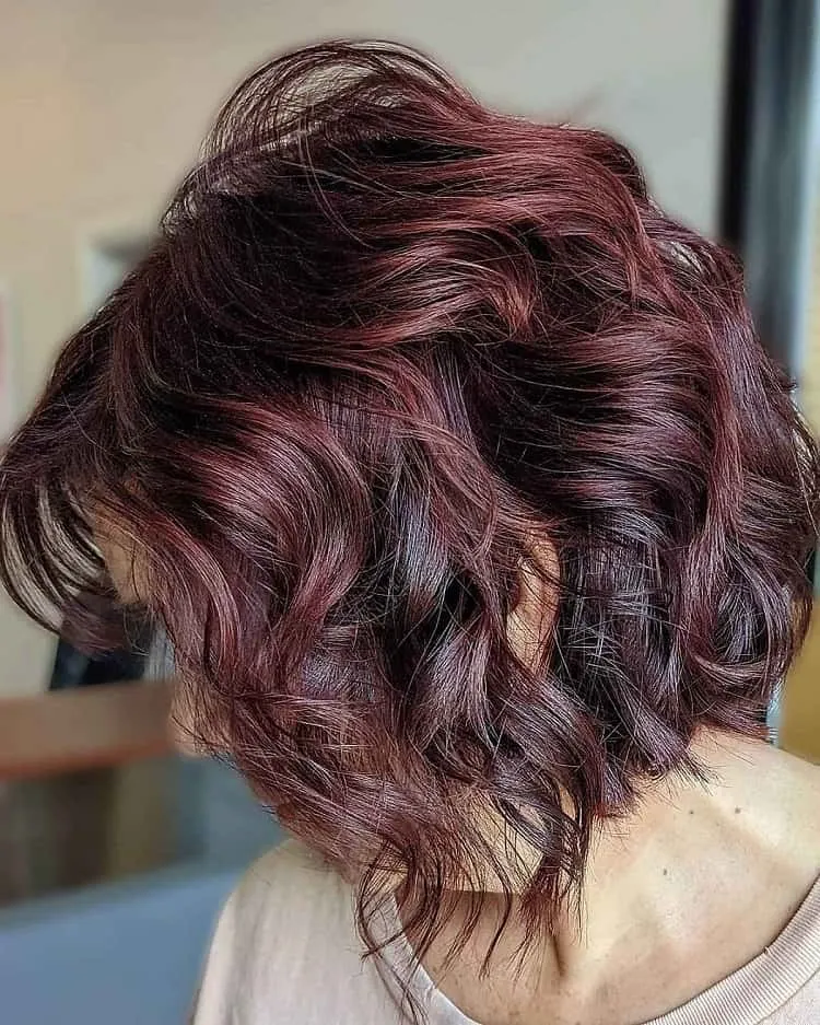 black cherry hair color hair color trends 2023 for women over 60