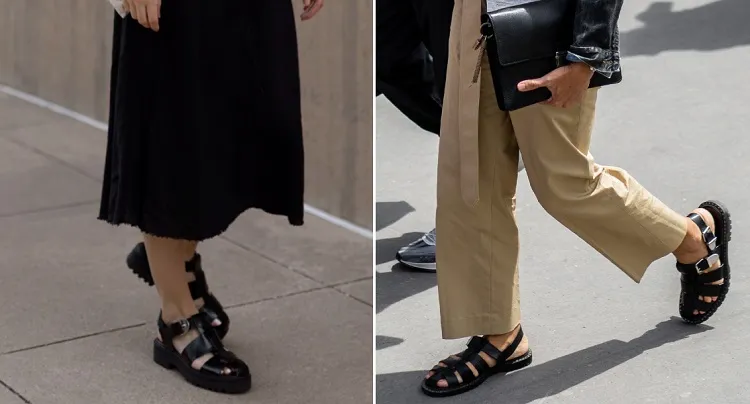 caged fisherman sandals summer 2023 shoe fashion trends street style inspo