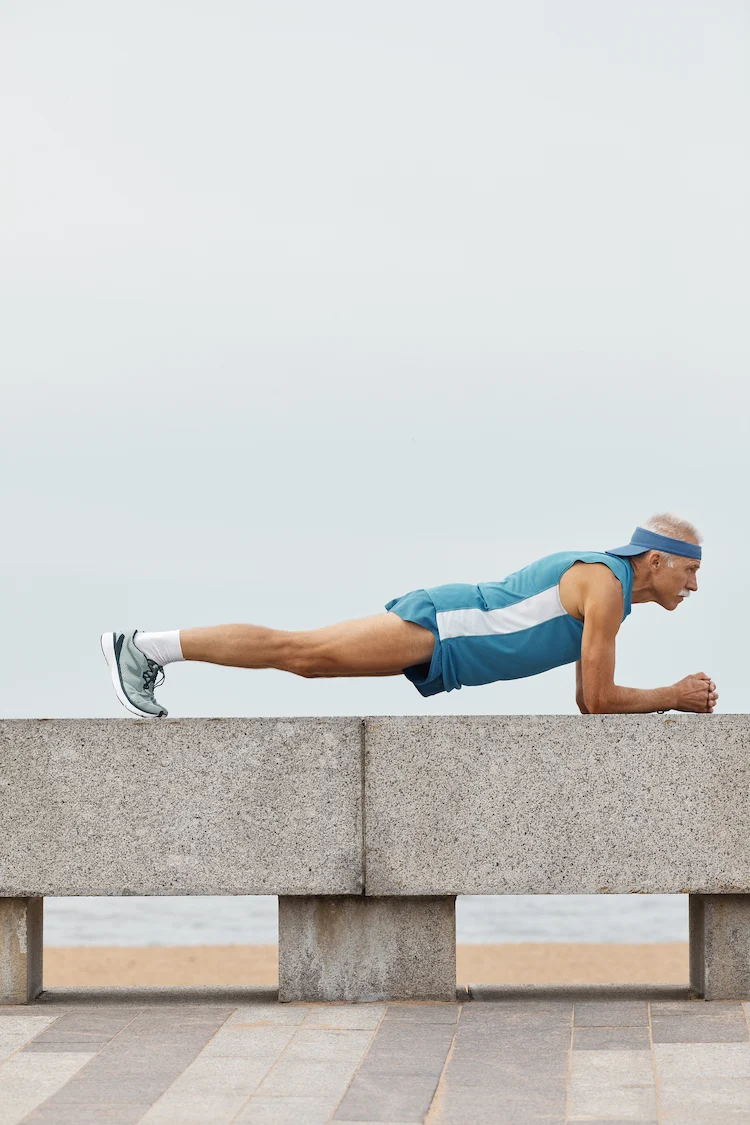 do a full body workout with planks suitable for older adults
