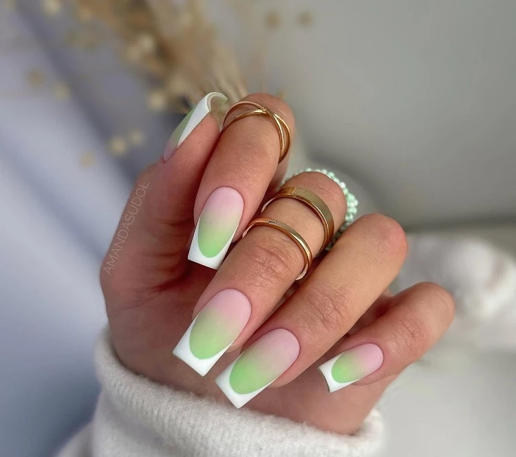 french ombre nail art ideas 2023