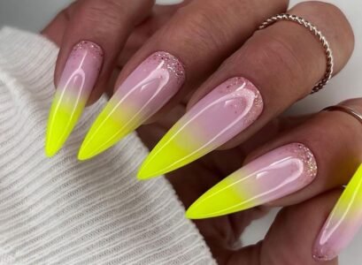 french ombre nails 2023 summer manicure trends long stiletto