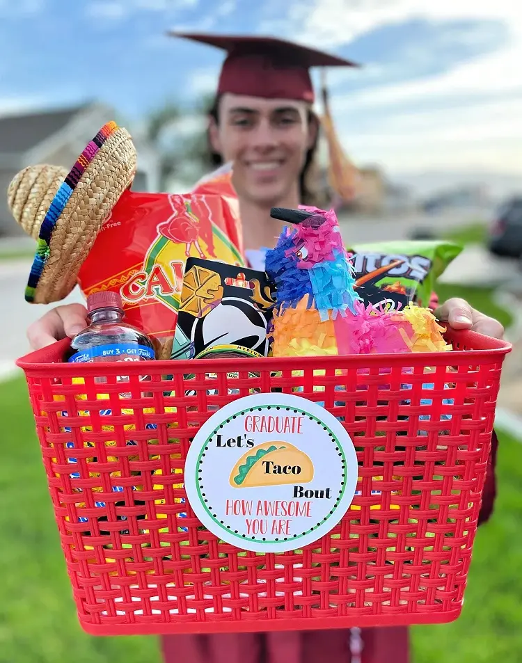 fun high school graduation gift for him friends food lover edition tacos