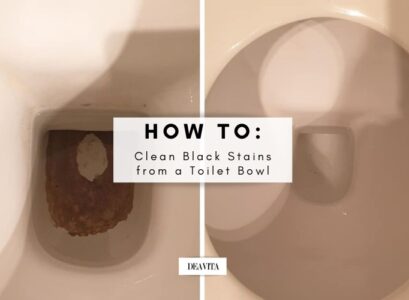how clean black stains toilet bowls easy methods diy remedies