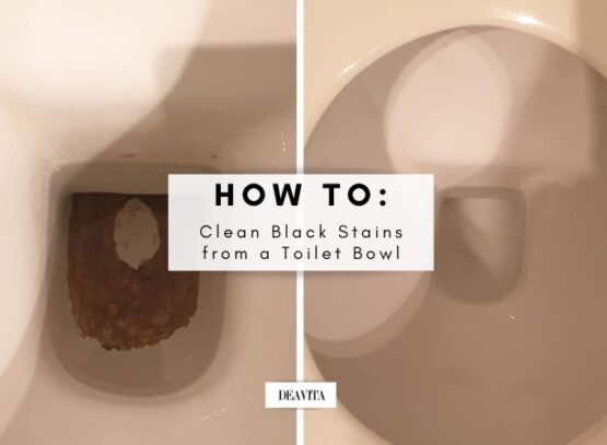 how clean black stains toilet bowls easy methods diy remedies
