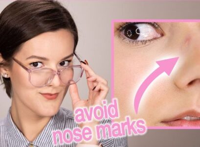 how to avoid red marks on nose from glasses