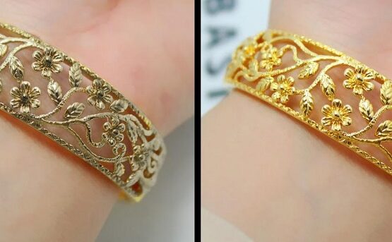 how to clean gold jewelry with household items