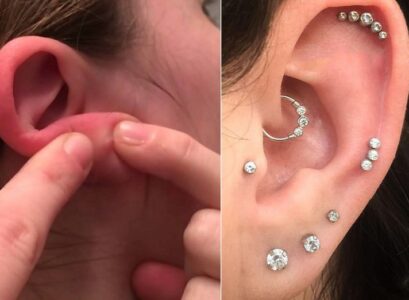 how to clean infected ear piercing with salt water