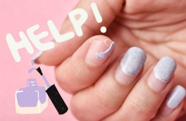 how to fix chip nail gel polish at home easy tutorial guide diy