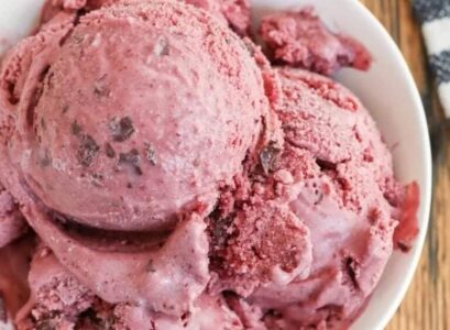 how to make cherry ice cream without ice cream maker
