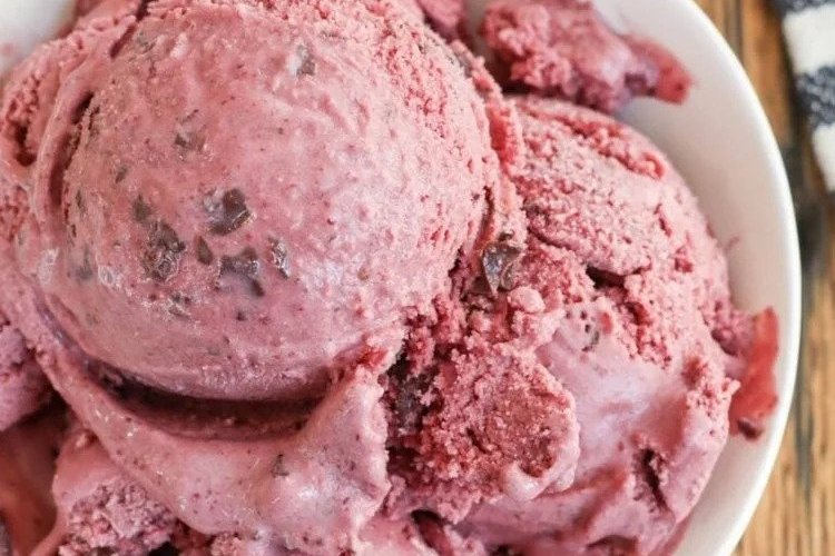 how to make cherry ice cream without ice cream maker