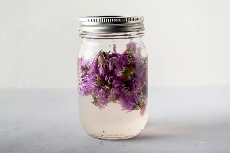 how to make chive blossom vinegar easy recipe to try