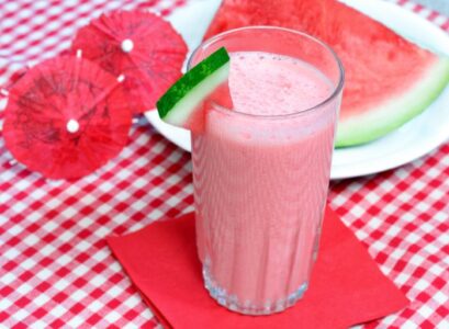 how to make watermelon smoothie at home