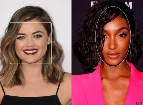 how to part your hair based on face shape guide advice
