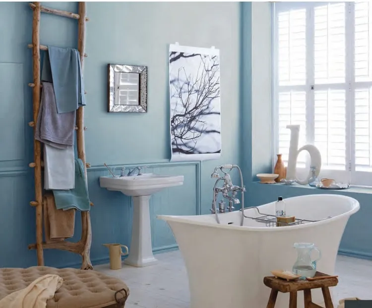 how to refresh an old bathroom add pictures photoes and floating shelves