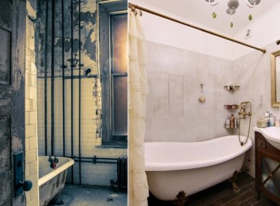 how to refresh an old bathroom replace some items with new ones