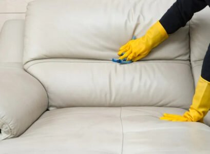 how to remove musty smell from a leather sofa