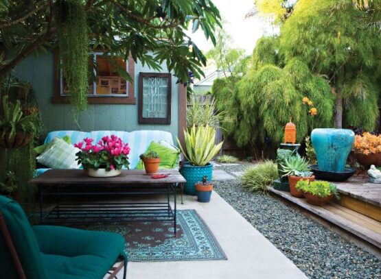 how to transform a small garden