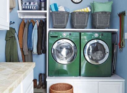 ideas for organizing laundry room it provides more space for your bathroom or kitchen true if you have a big family and there are many clothes to wash and dry on a daily basis
