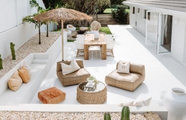 luxurious minimalist ibiza style garden furniture decoration ideas summer 2023 outdoor design