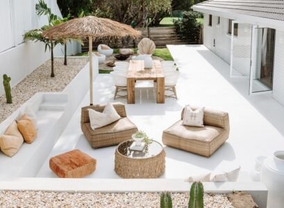 luxurious minimalist ibiza style garden furniture decoration ideas summer 2023 outdoor design