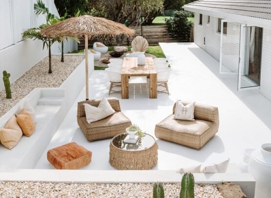 luxurious minimalist ibiza style garden furniture decoration ideas summer 2023 outdoor design