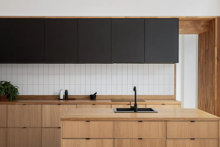 make ikea kitchen look expensive hide appliances in cabinets minimalist design hacks