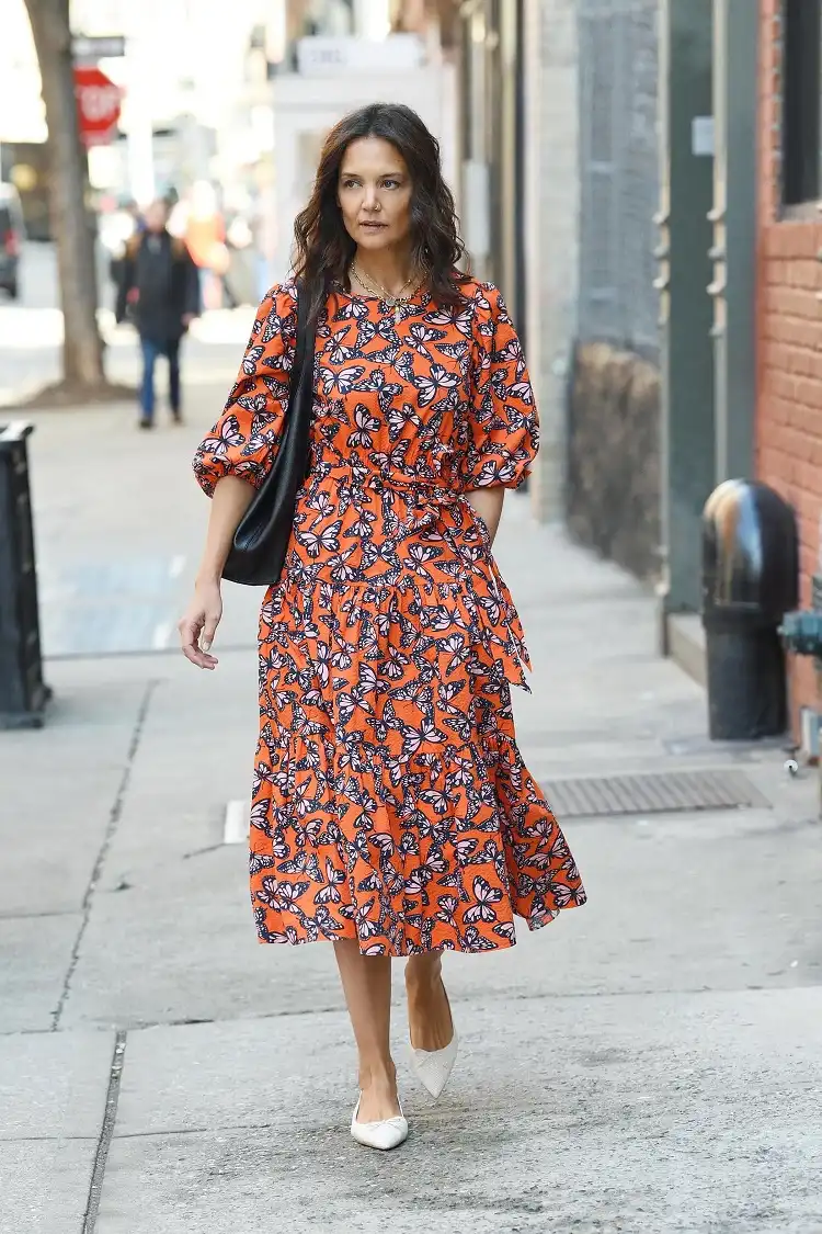 maxi dresses for women over 40 summer fashion 2023 katie holmes