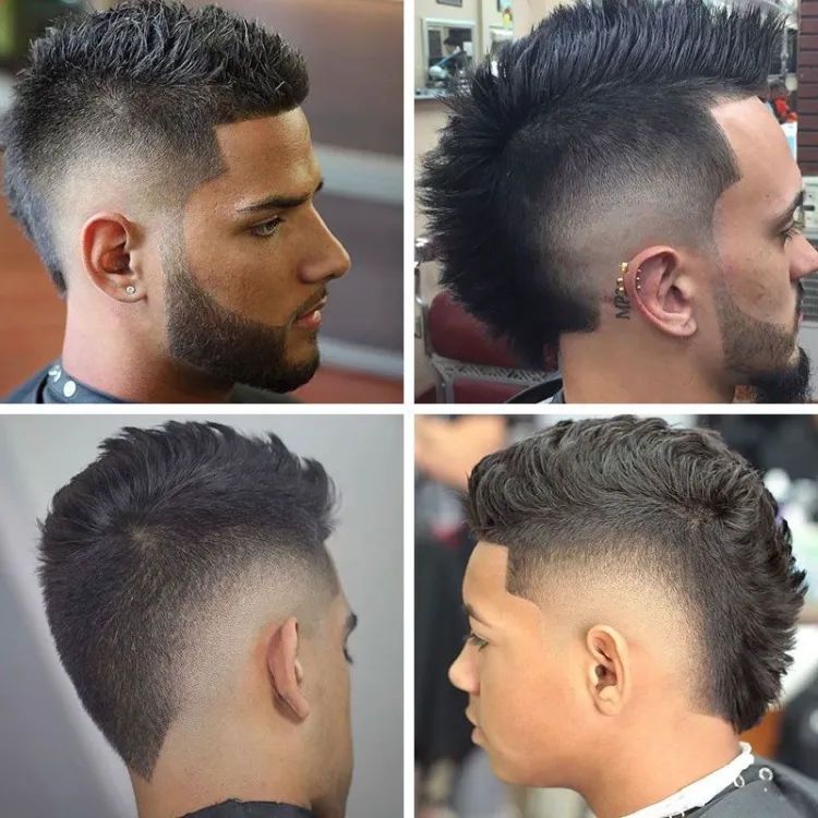 men's burst fade haircut