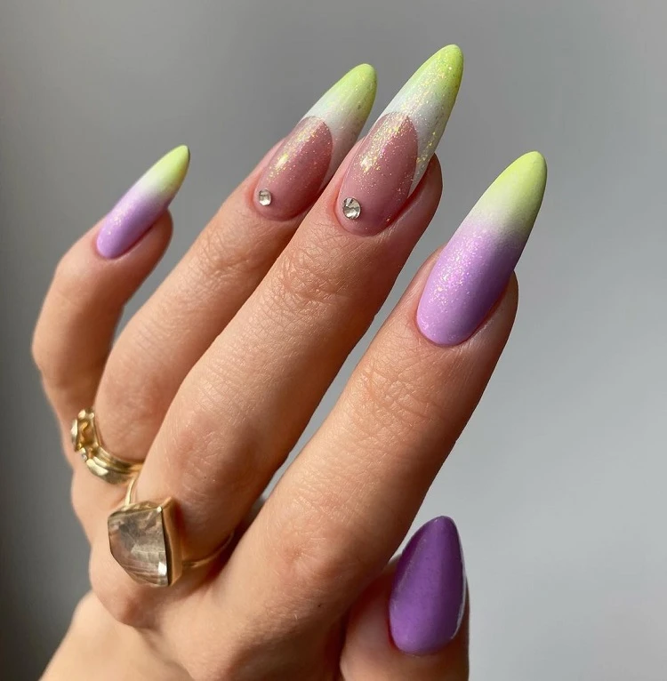 ombre french manicure ideas 2023 summer trends