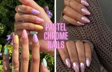 pastel chrome nails 2023 trends summer