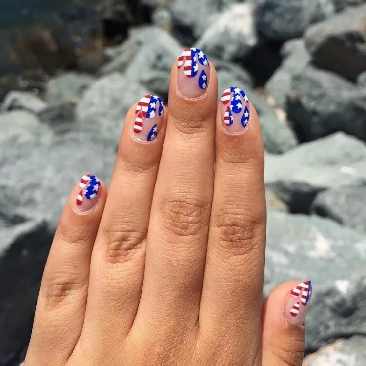patriotic nail designs 4th of july nail designs