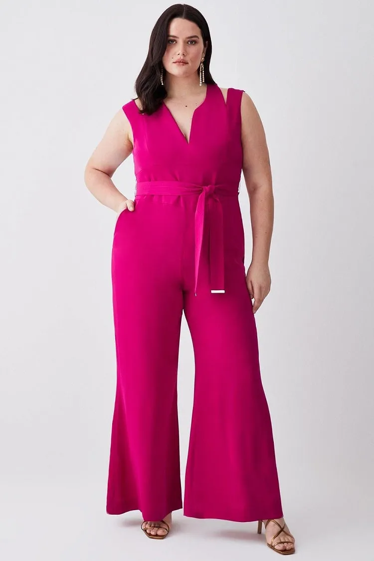 plus size magenta outfit