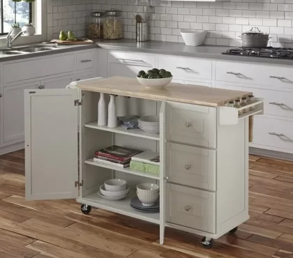 portable island ikea kitchen made to look expensive modern design hacks ideas 2023