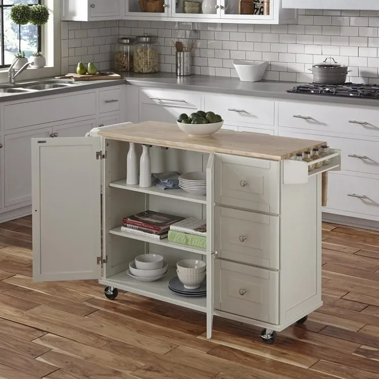 portable island ikea kitchen made to look expensive modern design hacks ideas 2023