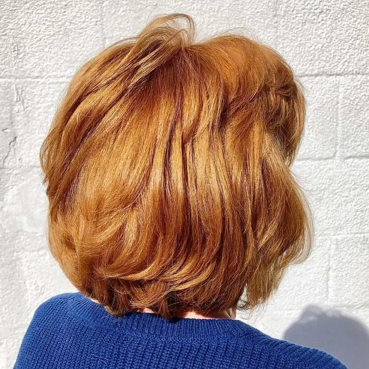pumpkin spice hair color trendy hair colors for women over 60