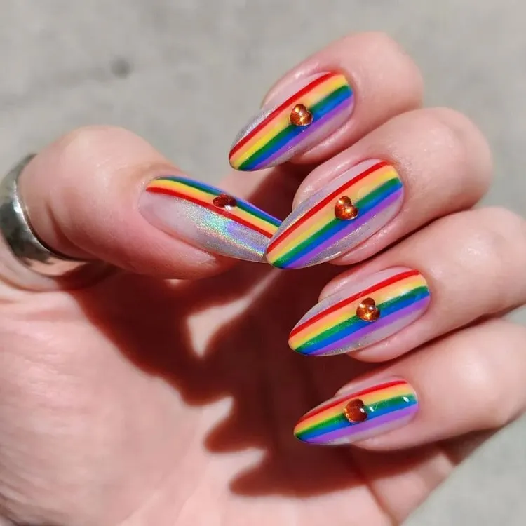 rainbow nails ideas