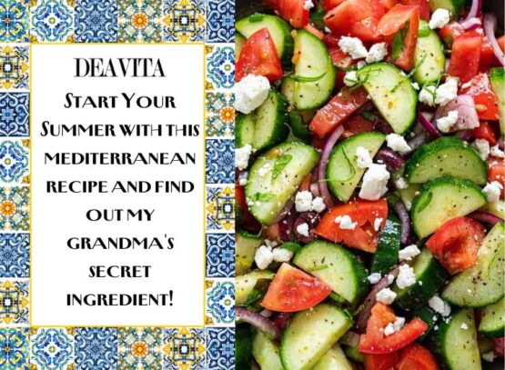 secret tomato and cucumber salad mediterranean recipe with feta cheese 2023