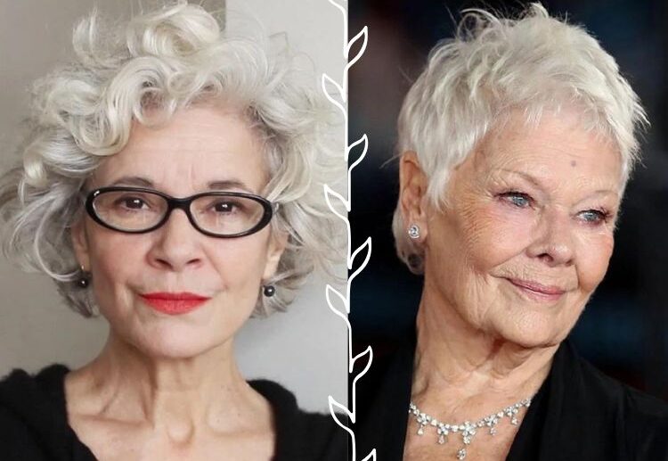 short hairstyles for women over 60 with white hair