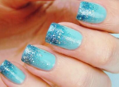short square ombre nails designs 2023