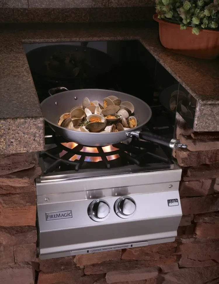 small power burner for every outdoor kitchen space