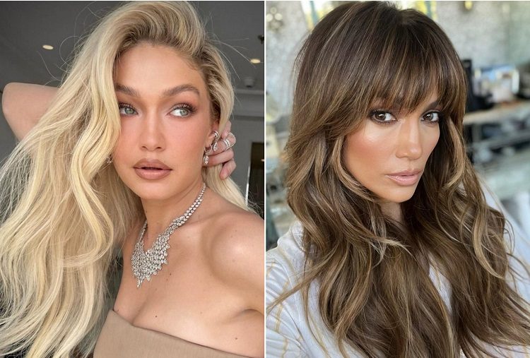 summer 2023 hair color trends low maintenance hairstyle ideas gigi hadid jennifer lopez