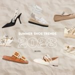 summer shoes trends 2023 platforms slingbacks ballet flats marry janes espadrilles cage sandals elevated thong sporty sneakers