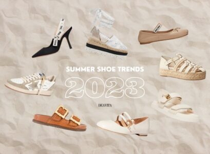 summer shoes trends 2023 platforms slingbacks ballet flats marry janes espadrilles cage sandals elevated thong sporty sneakers
