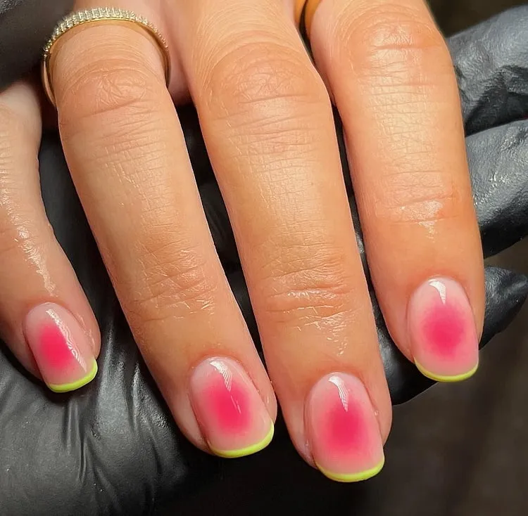 the perfect french tip nail art for short nails