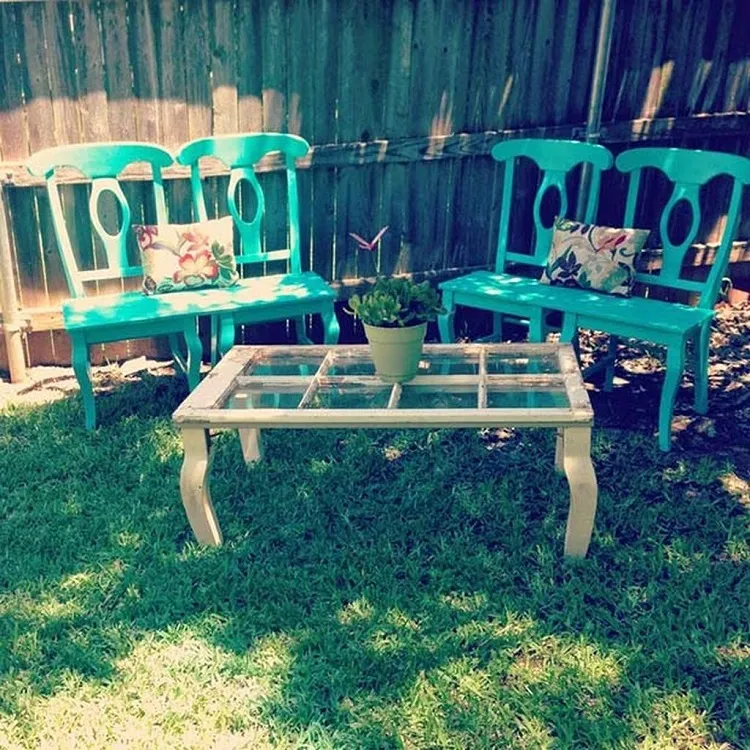 what to do with old garden furniture transform chairs into new furniture