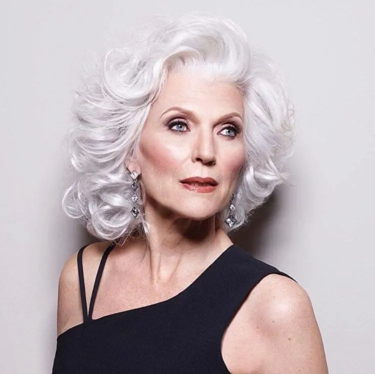 white hair over 60 hair color for over 60s ideas
