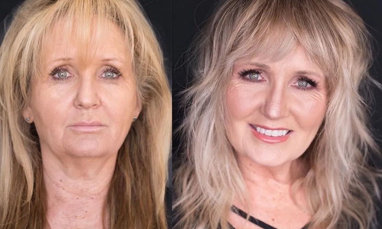 wolf cut for women over 50 hairstyles