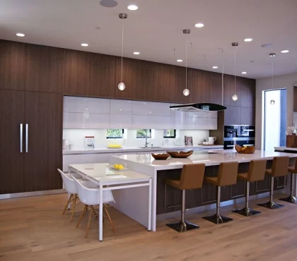 wood frameless kitchen cabinets euro style 2023 interior design trends