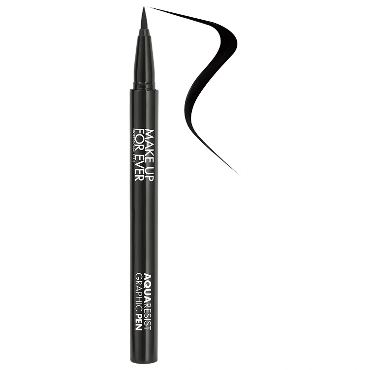 best liquid eyeliner that doesn't smudge make up forever aqua resist graphic pen